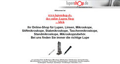 Desktop Screenshot of mikroskop.lupenshop.de